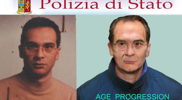 L'ultima foto reale di Messina Denaro e il suo volto di oggi ricostruito al computer