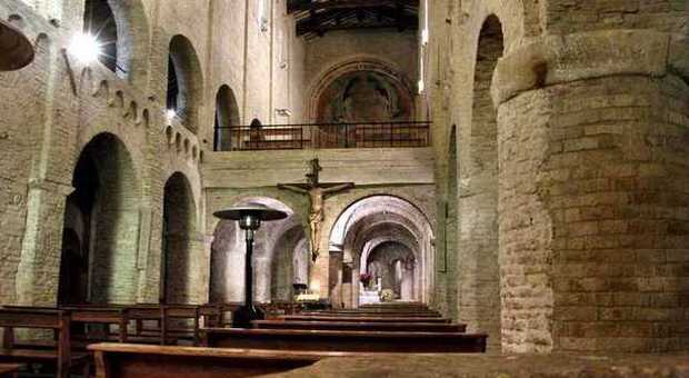 L'abbazia di santa Maria a pie' di Chienti, a Montecosaro Scalo