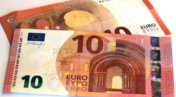In circolazione la nuova banconota da 10 euro