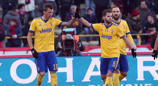 Juventus, Mandzukic e Cuadrado in gruppo: si scaldano per la Roma