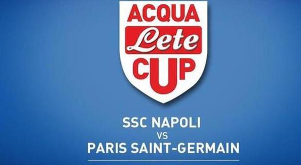 Lunedì Acqua Lete Cup al San Paolo: gli azzurri sfidano il Psg