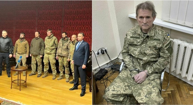 Comandanti del battaglione Azov liberati in uno scambio di prigionieri. «Ai russi l’oligarca Medvedchuk»