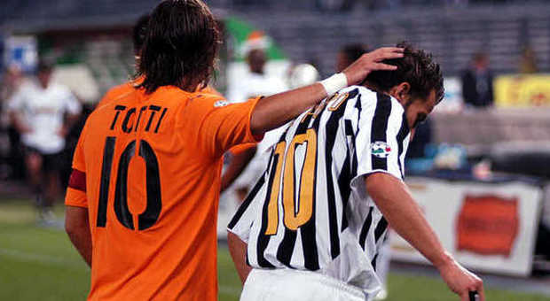 Francesco Totti e Alessandro Del Piero, due dieci numeri 1
