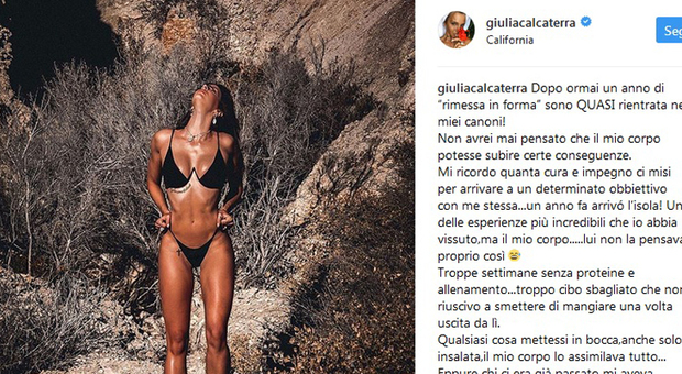 Giulia Calcaterra: "Dopo l'Isola, un anno per tornare in forma"