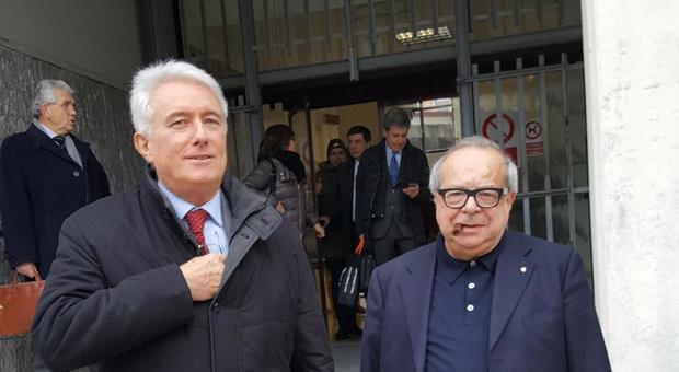 Da sinistra: l'avvocato Bruno Malattia e Michelangelo Agrusti
