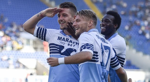 Doppio Immobile & Milinkovic, la Lazio vola: 4-1 al Genoa