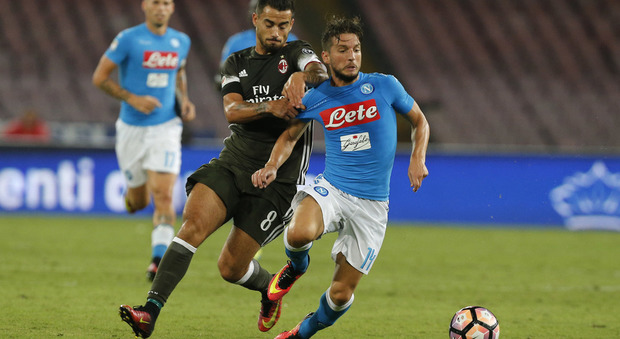 Napoli-Milan, Mertens non si ferma «Io voglio giocare e dare tutto»