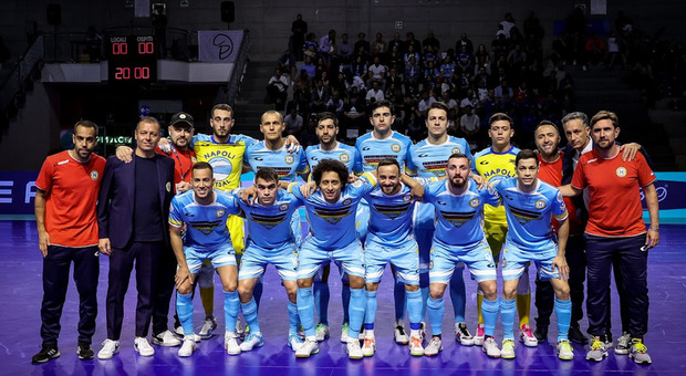 Napoli Futsal-Meta Catania 4-3: vetta solitaria per gli azzurri