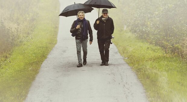 Roman Polanski e Ryszard Horowitz nel film "Hometown - la strada dei ricordi"