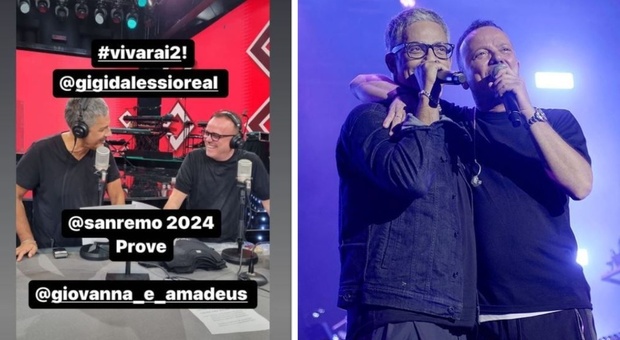Sanremo 2024: Fiorello e Gigi D'Alessio pronti per il Festival?