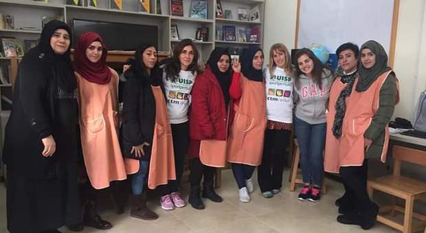 Tra i campi profughi palestinesi c'è anche una volontaria di Rieti