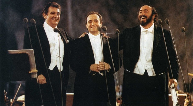 I Tre Tenori (Domingo, Carreras e Pavarotti) a Caracalla nel 1990