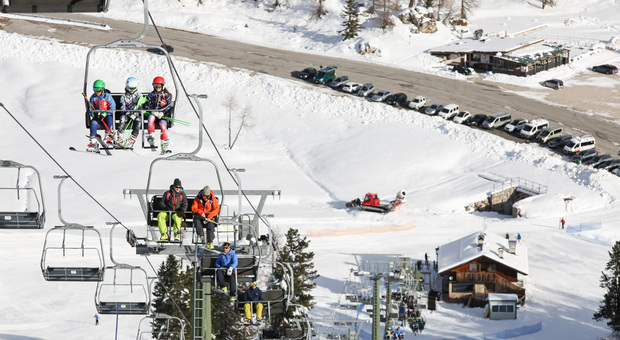 L'accesso agli impianti di risalita ora non è possibile per gli sciatori più giovani