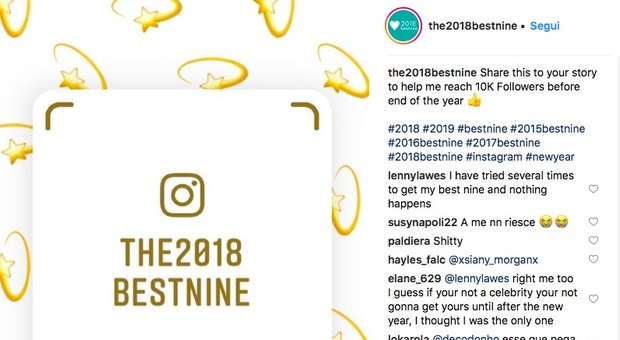Best Nine di Instagram: ecco come realizzare il collage dei migliori scatti del 2018