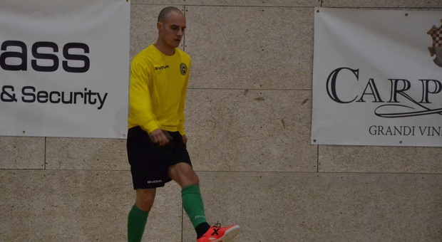 Alessandro Serilli, autore dei tre gol del Msg nel derby col Cures