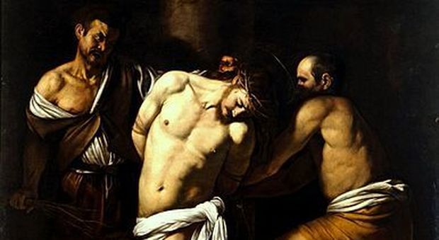 La Flagellazione di Cristo di Caravaggio conservato al Museo di Capodimonte