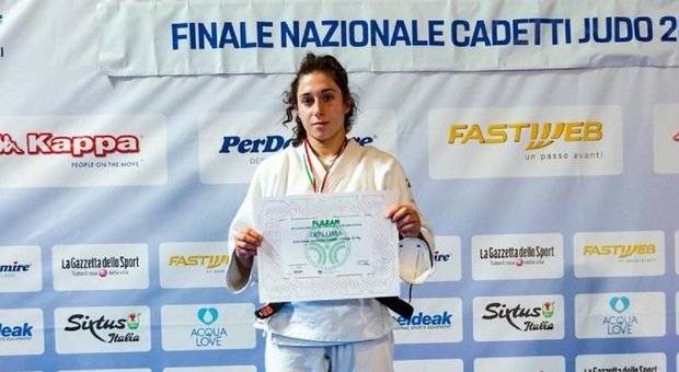 Judo, la viterbese Sara Corbo nuova campionessa italiana under 18