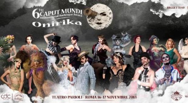 Il burlesque torna a Roma con il Caput Mundi International Award