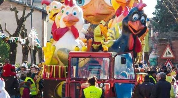Acquasparta, il paese in fermento per la grande festa di Carnevale coi carri