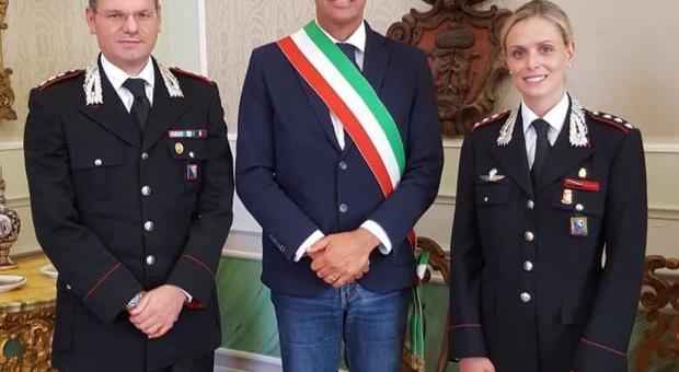 Ricevuto in Comune il nuovo comandante della Compagnia dei Carabinieri di Senigallia