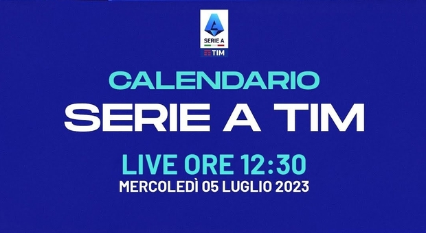 Calendario Serie A 2023/2024: la diretta del sorteggio con date, orari e partite