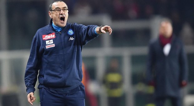Sarri riabbraccia il suo Napoli: «La scintilla dopo il ko dell'Inter»