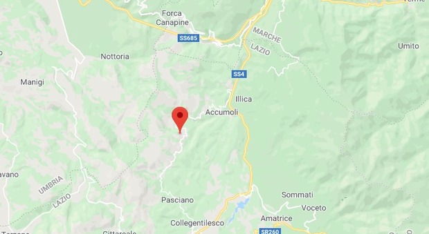 Terremoto ad Accumoli di 2.8 avvertito anche nella vicina Amatrice