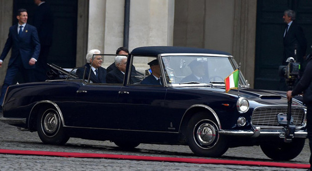 La Lancia Flaminia del presidente Mattarella