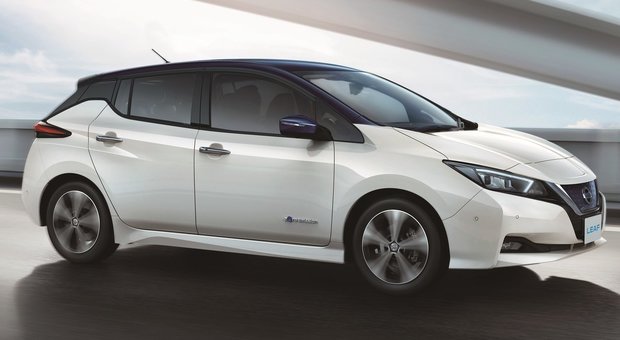 La Nissan Leaf è in testa alle vendite in Italia tra i modelli 100% elettrici