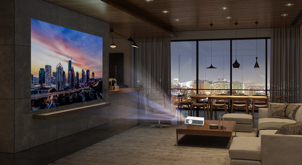 Con i nuovi proiettori LG Cinebeam 4K UHD il salotto di casa si trasforma in Home Cinema