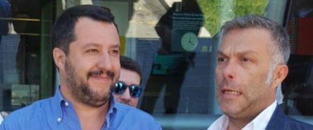 Matteo Salvini e Paolo Taurino
