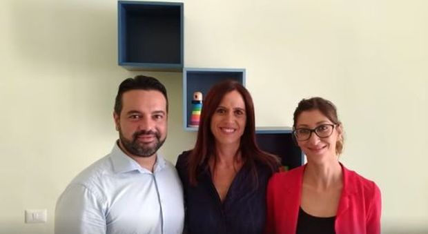 Monica Lozzi e i due assessori Giuseppe Commisso e Veronica Mammì