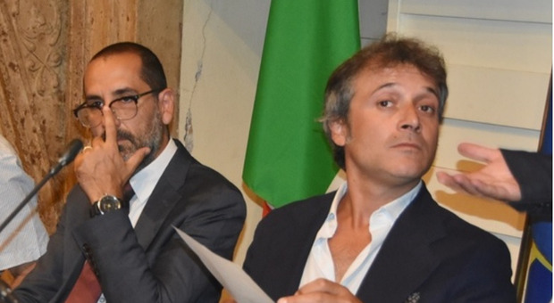 Il sindaco Latini con il presidente Ferranti