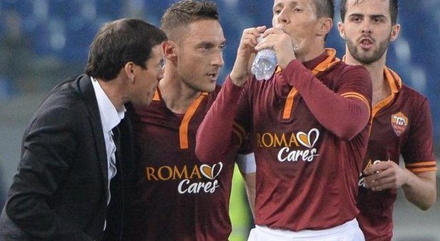 Garcia «Abbiamo regalato e sofferto troppo» Totti: «Questa città merita la Champions»