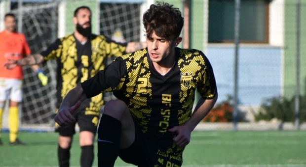 Luca Mostarda autore del primo gol