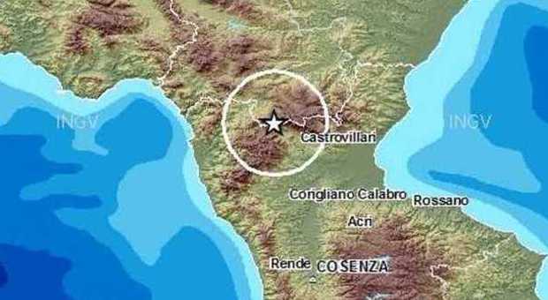 Terremoto, scossa di ​magnitudo 3.5 nel Pollino