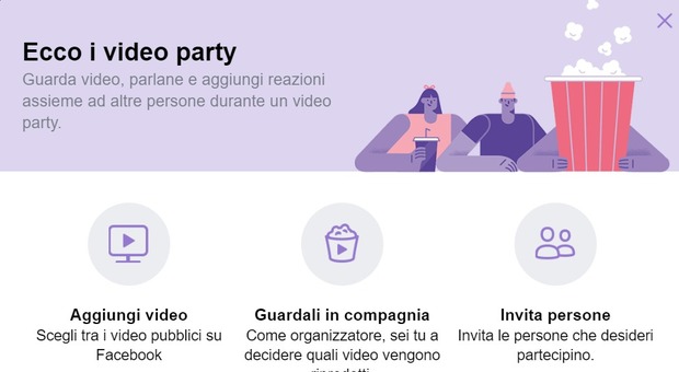 Facebook video party: cosa sono e come funzionano