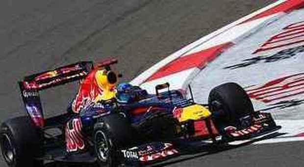 Vettel in azione
