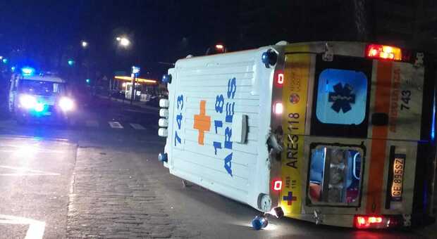 Un altro incidente a una ambulanza avvenuto giorni fa a Roma