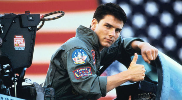 Tom Cruise nel film Top Gun