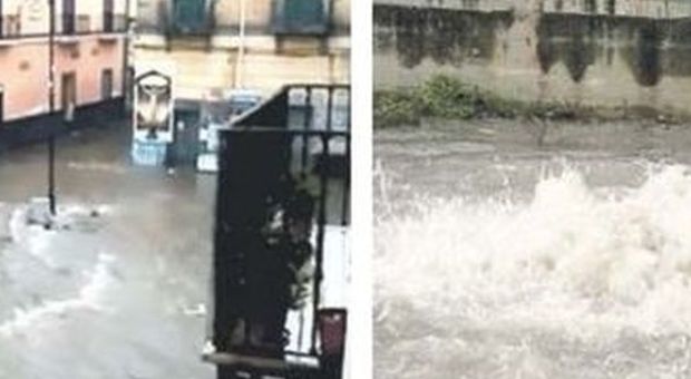 Maltempo, la strana «acqua alta»: se a Napoli piove si allaga Casandrino