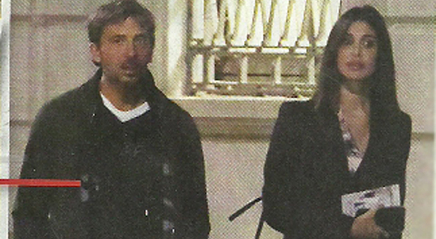 Belen Rodriguez con Gabriele Giuffrida a Milano (Novella2000)