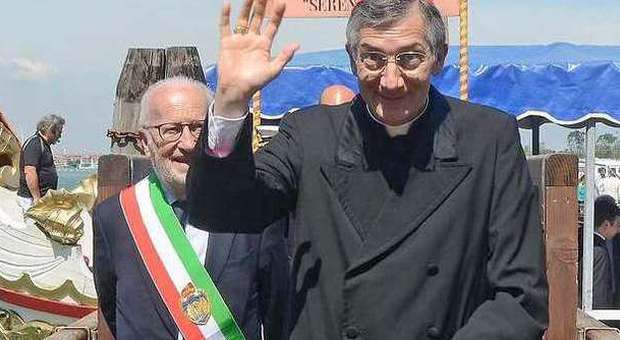 Il sindaco Giorgio Orsoni con il patriarca Moraglia