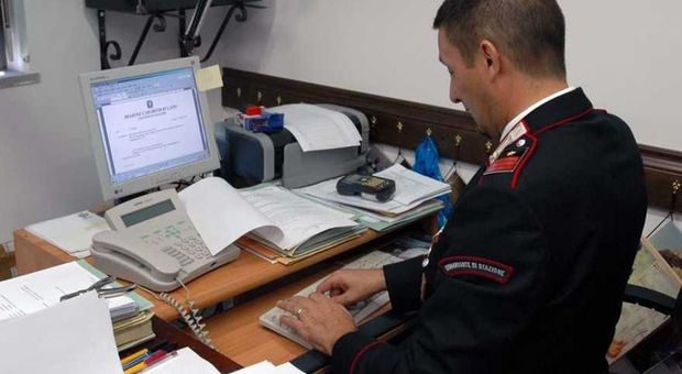 I carabinieri hanno smascherato la truffa, foto tratta dal Web
