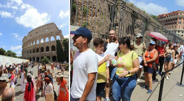 Musei gratis, il Colosseo preso d'assalto. Migliaia di romani e turisti in città complice il tempo
