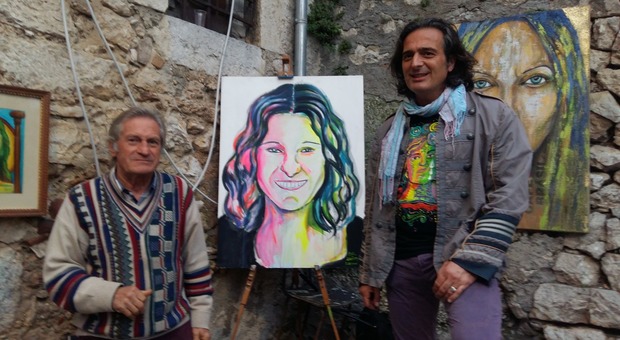 Frosinone, un quadro di Serena donato a papà Guglielmo ad Arce «Ho subito capito che era morta»