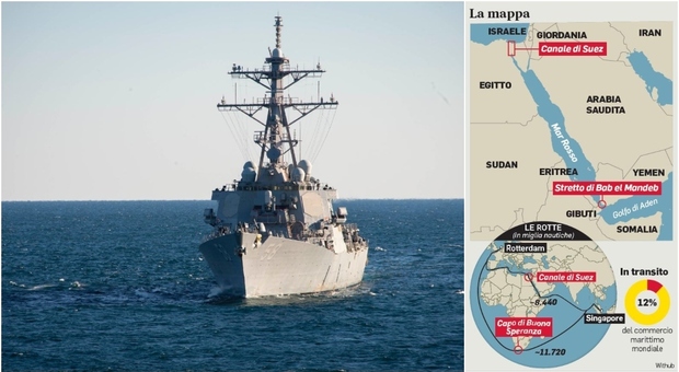 Mar Rosso, trappola per l'Occidente: i ribelli dello Yemen attaccano le navi, gli Usa studiano l’intervento militare