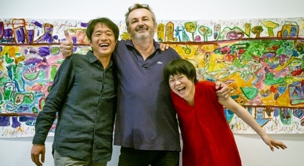 Dario Moretti con Kumiko Yahy e Makoto Nomura