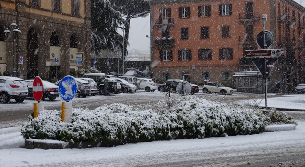 Allerta neve a Viterbo, domani chiuse tutte le scuole