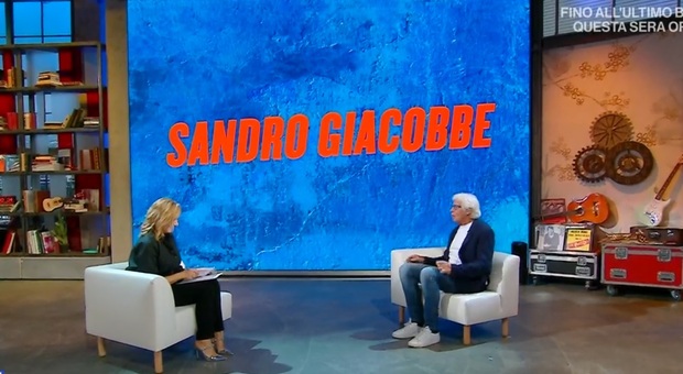 Sandro Giacobbe ospite dì Serena Bortone a “Oggi è un altro giorno” su RaiUno (Foto: da video)